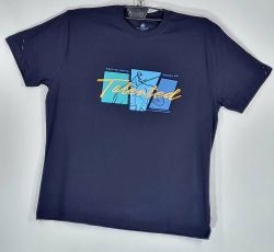 Мъжка тениска големи размери с щампа 28 000097