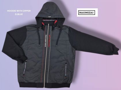 Мъжки суичер с качулка в големи размери  20 00356499