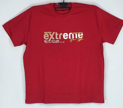 Мъжка тениска големи размери с щампа 28 000085