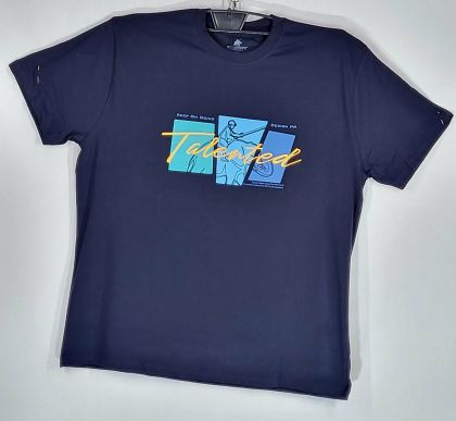 Мъжка тениска големи размери с щампа 28 000097