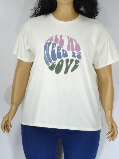 Дамска макси тениска в големи размери 01 01012