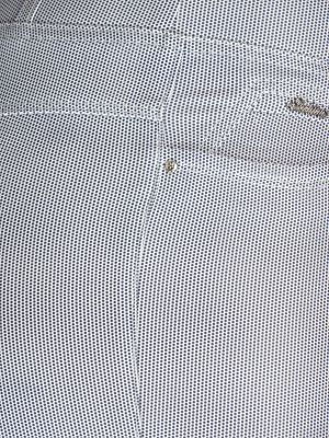 Дамски макси летен еластичен панталон в големи размери с интересна щампа на точки 03 00417