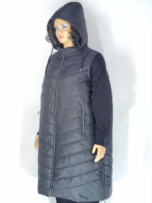 Дамски макси дълъг елек в големи размери  в два цвята  06 00278