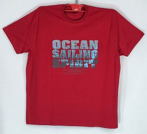 Мъжка тениска големи размери с щампа 28 000083