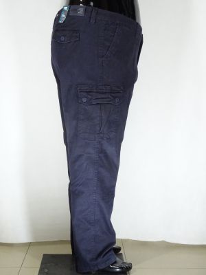 Мъжки  еластичен спортен панталон  със странични джобове големи размери 21 00045