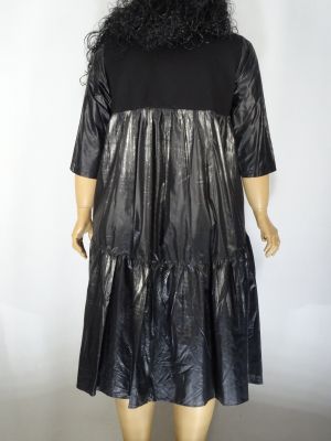 Дамска макси рокля в големи размери с шлиферен гръб  05 00200