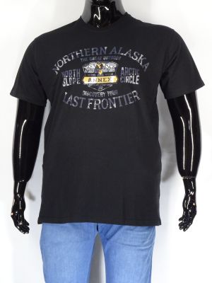 Мъжка тениска в големи размери с щампа  в  20 00359