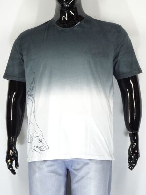 Мъжка тениска в големи размери в трицвята 20 00374