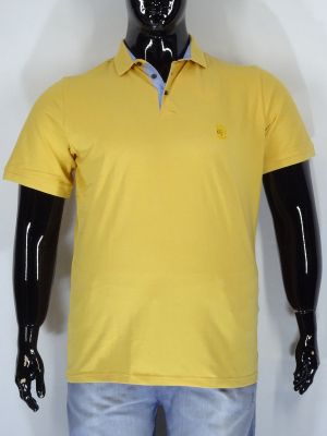 Мъжка тениска в супер големи размери с яка в три цвята от 3XL до 10XL 20 00390