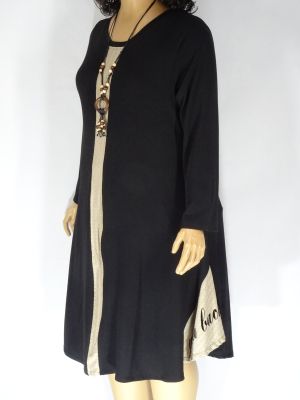 Дамска макси рокля от финна плетка с гердан 05 00233