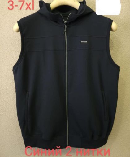 Мъжки елек от тънко трико в големи размери  20 000497