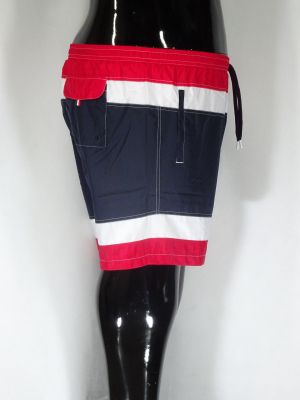 Мъжки шорти(бански) в големи размери с джобове с цип 23 00048