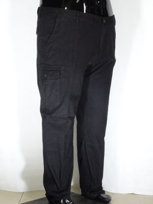 Мъжки  спортен панталон  със странични джобове супер големи размери в два цвята 21 00046